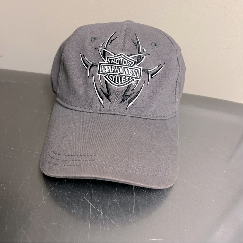 Official Harley Davidson Baseball Cap with cool HD logo embroidered on the hat